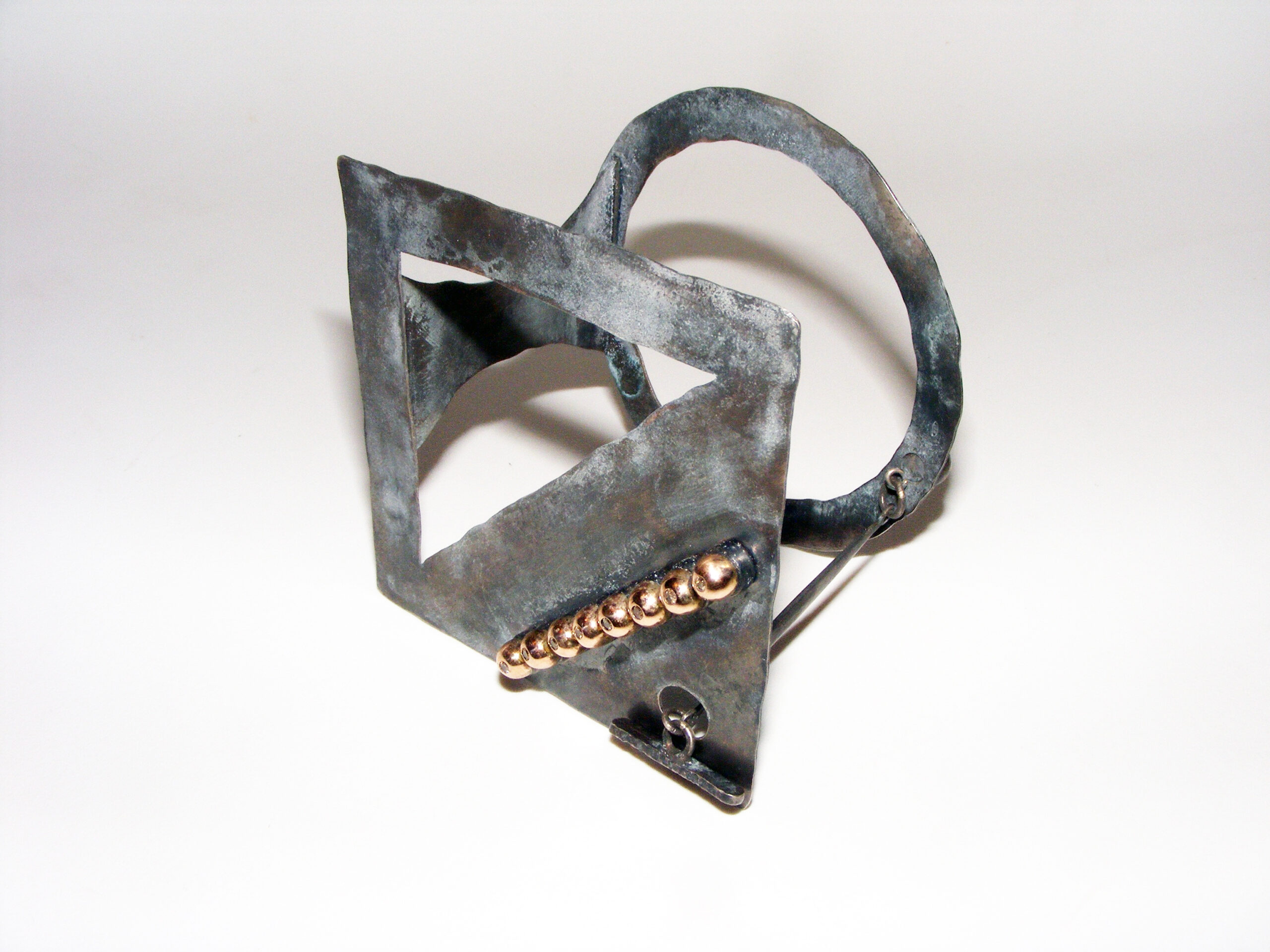 Bracciale in argento. Pezzo unico realizzato a mano